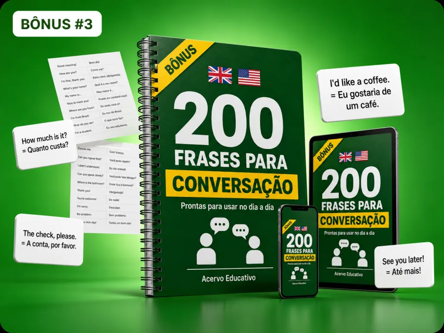 Bônus 3 — 200 Frases para Conversação